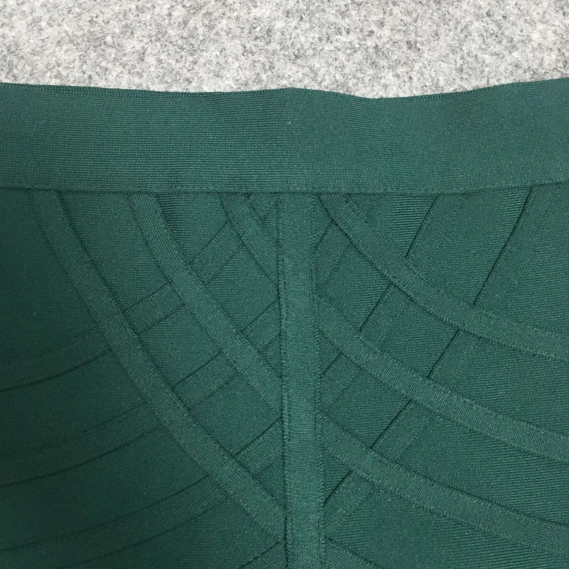 Elegant Elastic Knee Length Bandage Skirts For Women Chic High Waist Formal Occassion Office Lady Pencil Skirt Comfortable