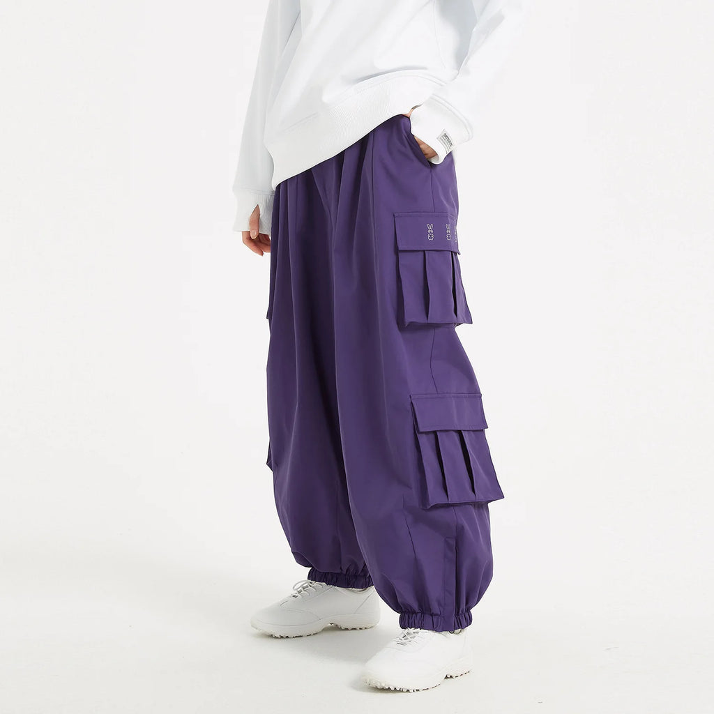 Oversize Winter Ski Pants 3L Snowboard Pant Thicken Thermal Waterproof Breathable Outdoor Sports Warm Women's Men's Ski Trousers
