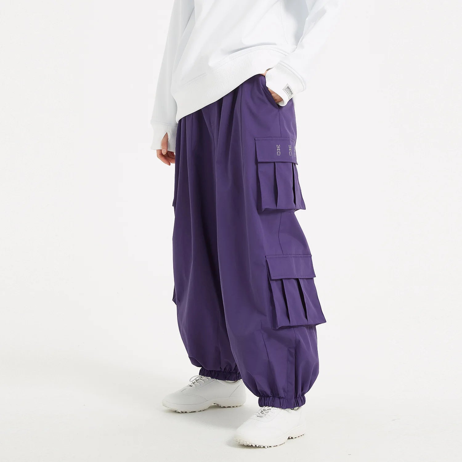 Oversize Winter Ski Pants 3L Snowboard Pant Thicken Thermal Waterproof Breathable Outdoor Sports Warm Women's Men's Ski Trousers