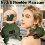 Bionic Finger Neck Shoulder Massager Wireless Neck Cervical Trapezius Kneading Massage Shawl Brushless Motor Neck masajeador