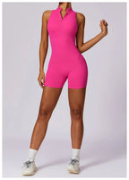 Sweat Suit Set Womens Jumpsuit Activewear Sets Women Gym Elastic Workout Outfit Women's One Pcs Yoga Suit Seamless Sports Set