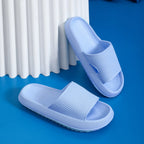 Slippers EVA Sandals Slippers Simple Men Women Wear Thick-Soled Non-Slip Summer Quarters Bathroom Shower  Indoor Home Casual