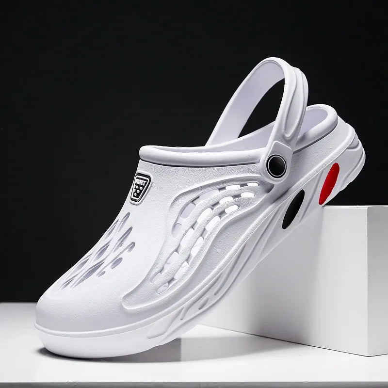 Summer Men Sandals Light EVA Men's Casual Shoes Hole Shoes Clogs Lovers Home Garden Outdoor Male Beach Flat Slippers Big Size 49 Main image