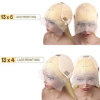 250 Density Human Hair Wigs Blonde 613 Lace Front Wigs 13x6 Straight Human Hair Lace Frontal Wig Brazilian Hair Wigs for Women