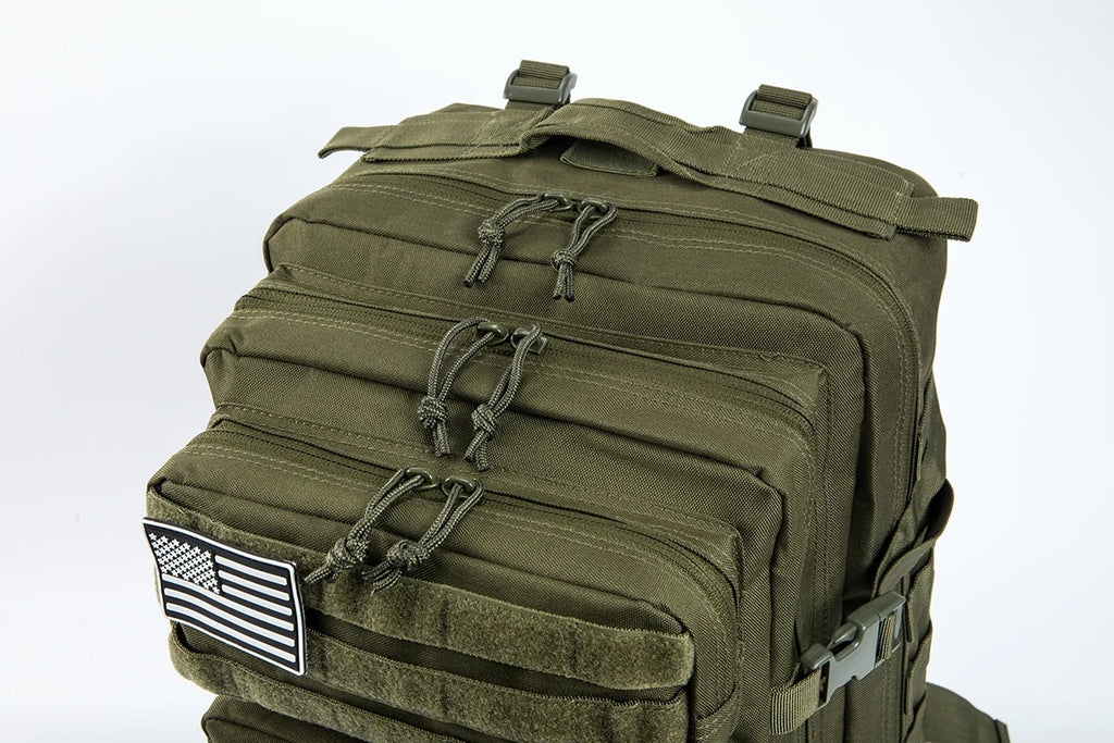 45L Tactical Hunting Backpack Molle Storage Bag Large Capacity Multi Pocket Wear Resistant Outdoor Hunting Gear Rucksack Durable Wild Shooting Daypack For Men Women Hunters Bushcraft Wilderness Trekking Camping Luggage Bag