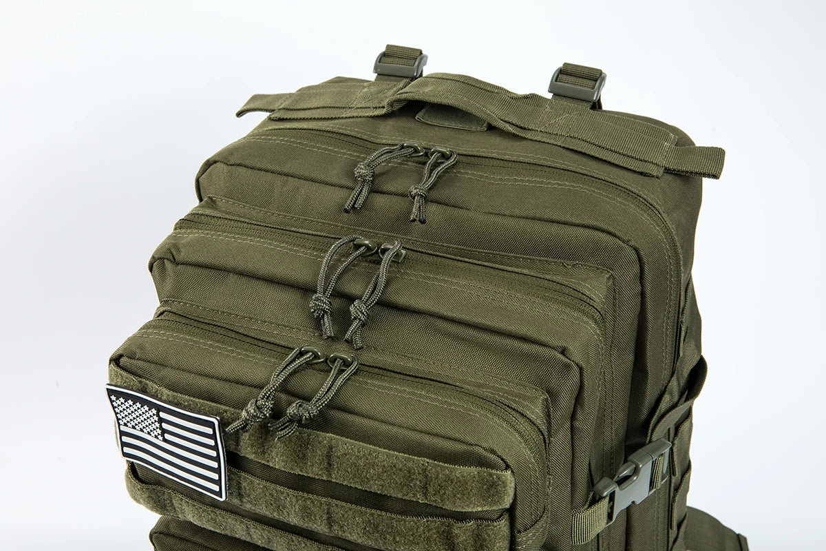 45L Tactical Hunting Backpack Molle Storage Bag Large Capacity Multi Pocket Wear Resistant Outdoor Hunting Gear Rucksack Durable Wild Shooting Daypack For Men Women Hunters Bushcraft Wilderness Trekking Camping Luggage Bag