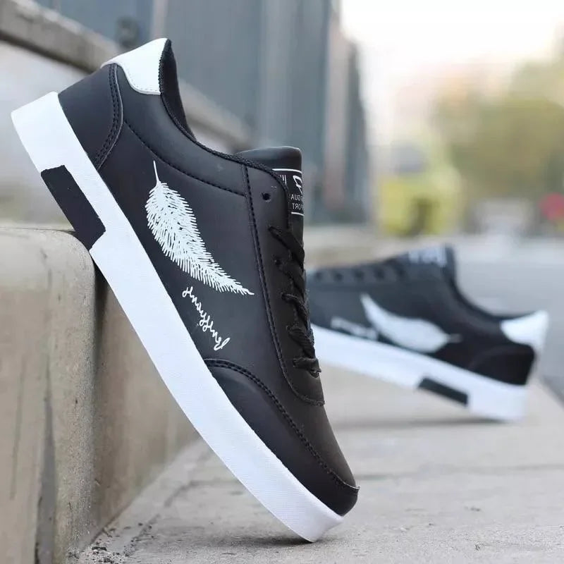 Men Sneakers 2026 Summer Men's White Sports Shoes Fashion Male leather casual Shoe Zapatillas Hombre Chaussure Homme