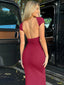 Red Sexy Women's Maxi Dresses For Summer New Streetwear Fashion Backless Casual Slim Basic Dress Club Elegant Party Lady Dresses