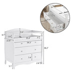 Nursery Dresser with Changing Top Baby Dresser with Changing Table Top 3 Drawers