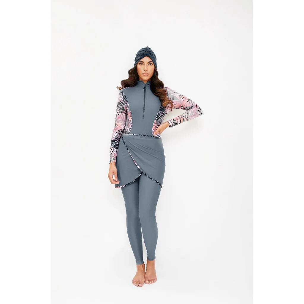 Muslim Modest Swimwear Hijab Swimsuit Women Swimming Suit Cover Ups Burkini Hijabs For Woman Islamic Long Sleeve Bathing Swim