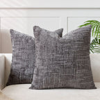 1Pcs Boho Soft Chenille Textured Home Decor Throw Pillow Covers 18x18in Farmhouse Cushion Covers for Spring Summer Fall Winter