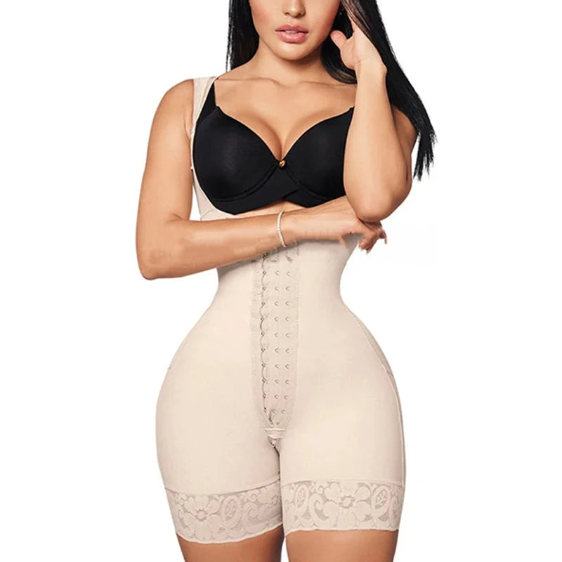 Original Women's Colombian Postpartum Sash Reducers Corset High Girdle For Post-Surgical Use Slimming Sheath Tummy Shapewear Main image