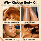 AILKE Whitening Body Oil, Moisturizing, Nourishing, Smooth Skin, Reduce Dark Spots, Suitable For All Skin Types, 300ml