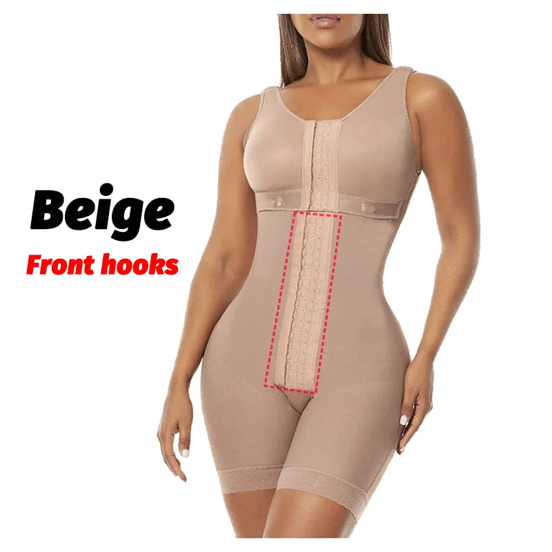 Body Shaper Faja Bodysuit Corset Top Bustier Original Colombian Girdles Modeling Postpartum Slimming Shapewear Women Underwear