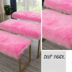 Korean Style Long Hair Cushion Window Decoration Plush Bag Clothing Plush Decorating Shelf Display Cabinet Makeup Table Mats