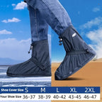 Waterproof Rain Boot Covers Reusable Non-Slip Cycling Hiking Shoe Protectors Rain Snow Wet Sand Overshoes Pants Protectors