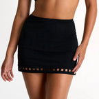 2026 Swimwear Women’s V-Neck One-Piece Swimwear with Skirt Set – Sexy Beachwear Holiday Bathing Suit for Vacation Outfit Dress