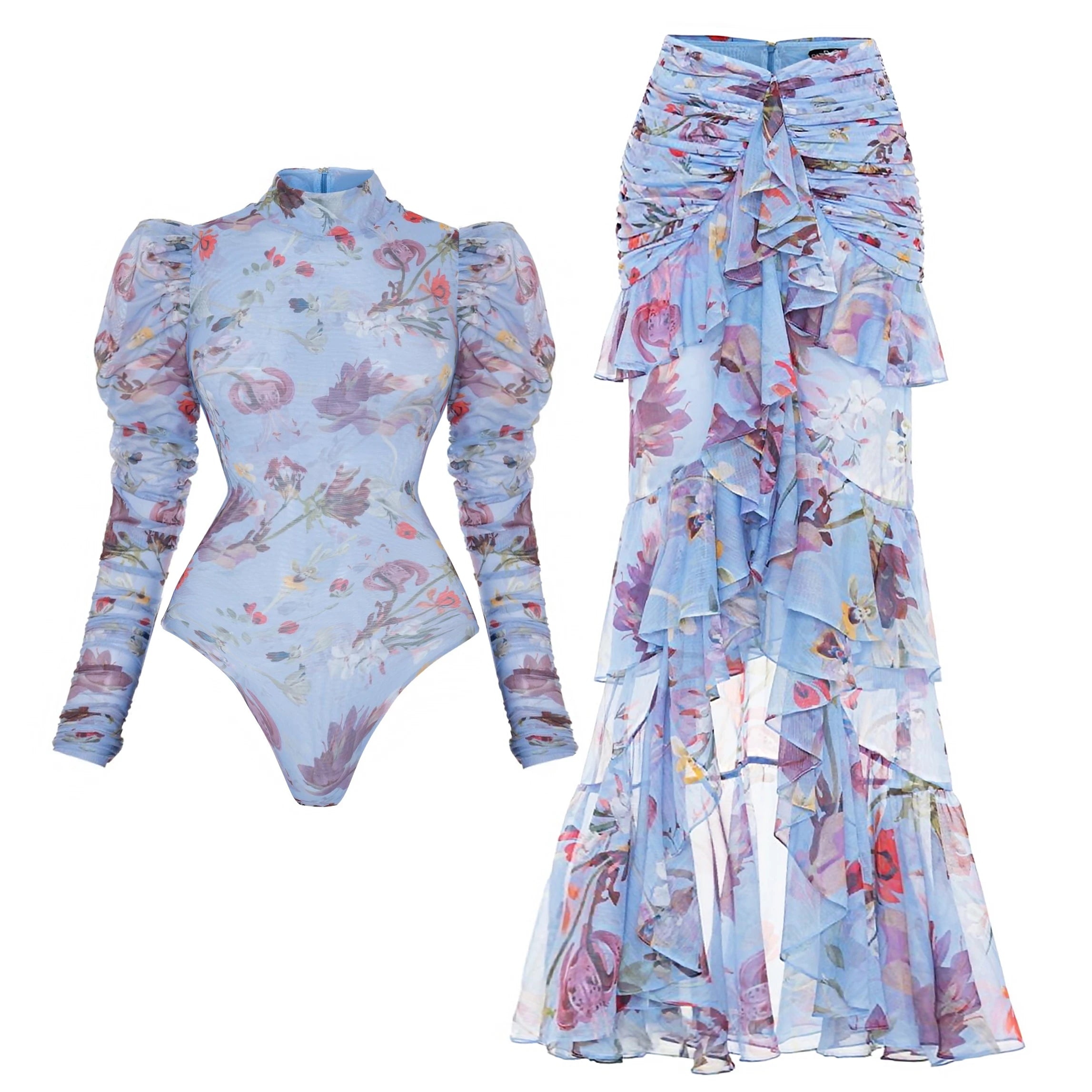 2026 Shiny Flower Swimsuit Desire Swim Suit Luxury Women Swimwear Sexy Bikini Deep V Monokini Beachwear Bodysuit Bathingsuit Main image