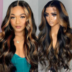 5x5 1B30 Lace Glueless Wig Human Hair Ombre Body Wave Lace Frontal Closure Wigs Hd Lace Human Hair Ready To Go Human Front Wigs