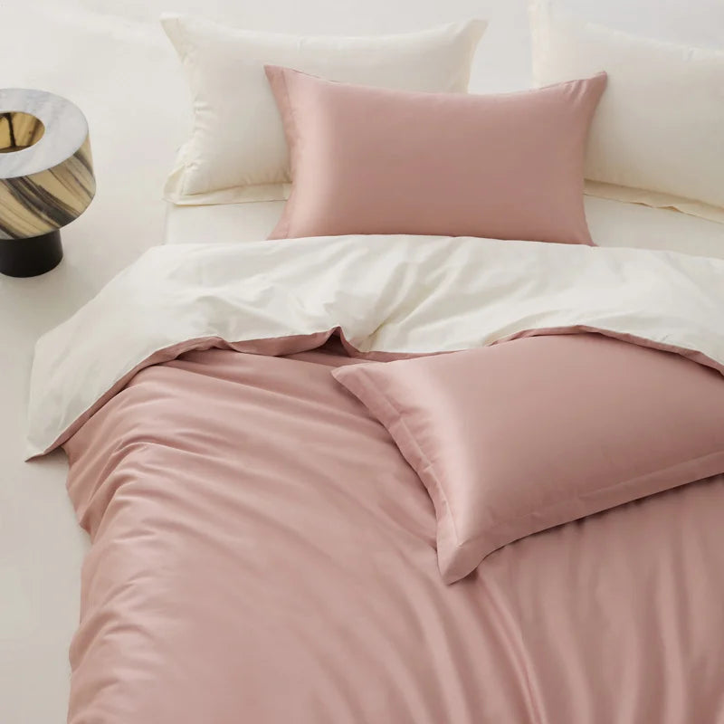 1pc Egyptian Cotton Duvet Cover Solid Color 100% Cotton 800 Thread Count Quilt Cover Korean Minimalist Style Bedding Ultra Soft
