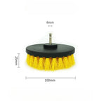Electric Scrubber Brush Drill Brush Kit Power Drills Scrubber Brush For Carpet Glass Car Tires Nylon Brushes 2/3.5/4/5''