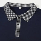 Spring and Autumn Men's Long Sleeve Polo Shirt Classic Business Office T-shirt Male Street Casual Fashion Solid Color Top