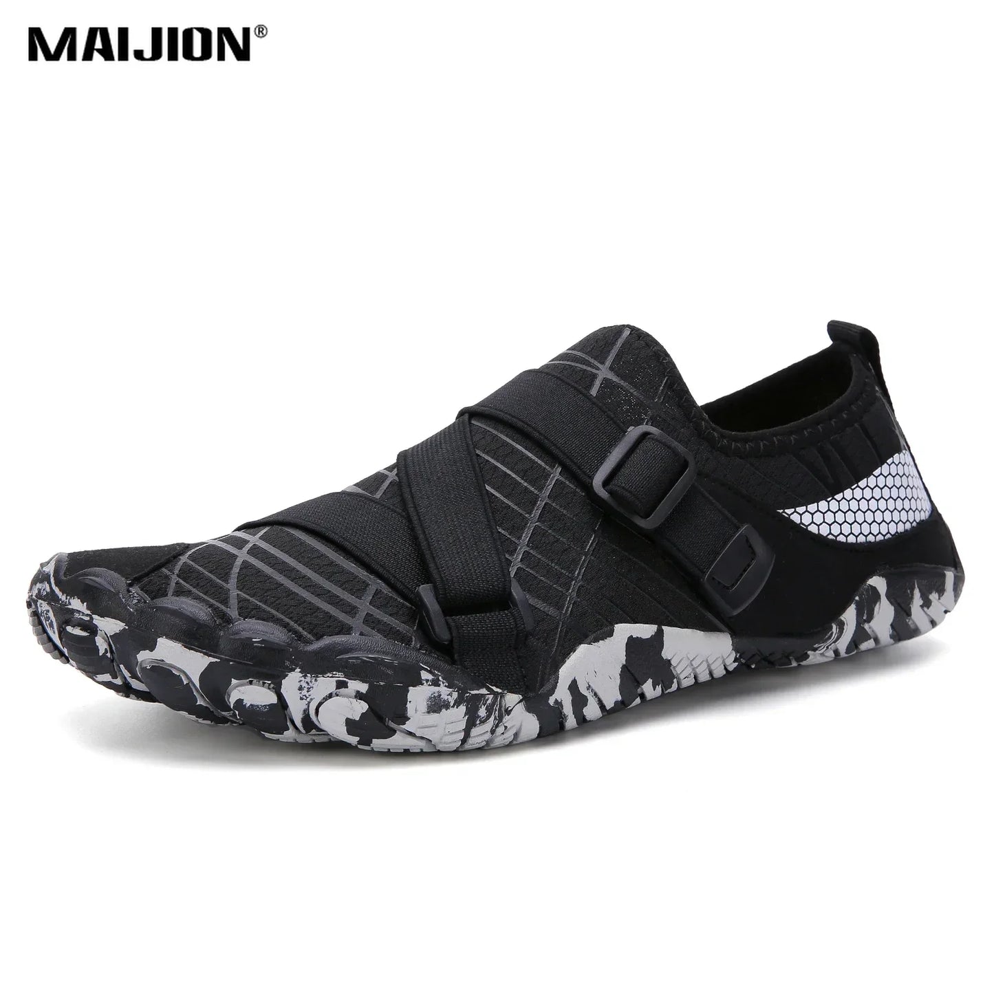 Men Women Elastic Beach Barefoot Seaside Aqua Shoe Quick-Dry Breathable Surf Wading Shoe Non Slip Upstream Swimming Water Shoe