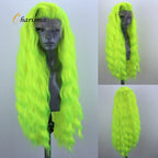 Charisma Synthetic Lace Front Wigs For Women Long Curly Lace Front Wig Natural Hairline Pre Plucked Pink Grey Wig Cosplay