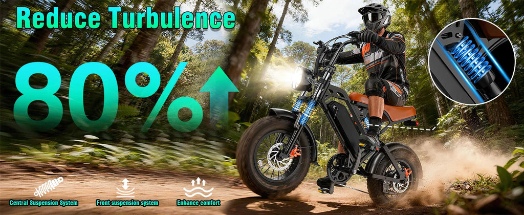 1200W All-terrain Electric Motorcycle, 48V18Ah Adult Electric Dirt Bike, 28MPH, 5-speed Variable Speed, Load Capacity of 500LBS