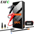 EAFC 1200A Smart Car Jump Starter with 150PSI Air Pump -8000mAh Power Bank  LED Light Smart Inflate for Cars Motorcycles Trucks