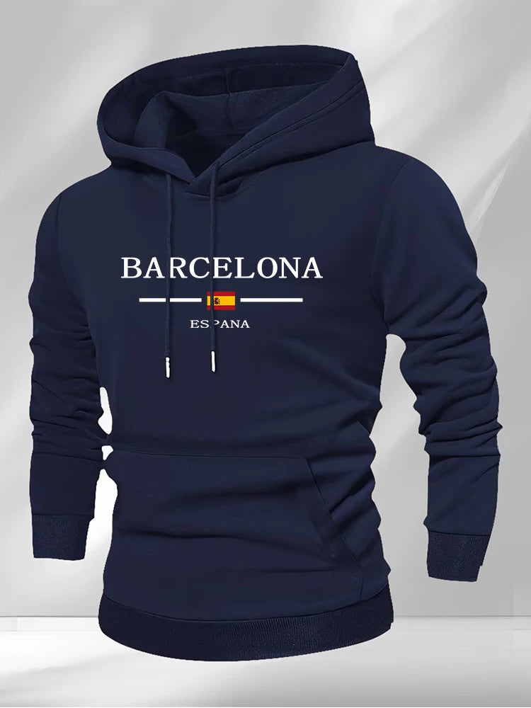 Men's Tracksuit Printing Casual Hoodies Sweatshirts Outfits Outdoors Gym Sports Jogging Clothing Autumn Winter Fitness 2 Pcs Set