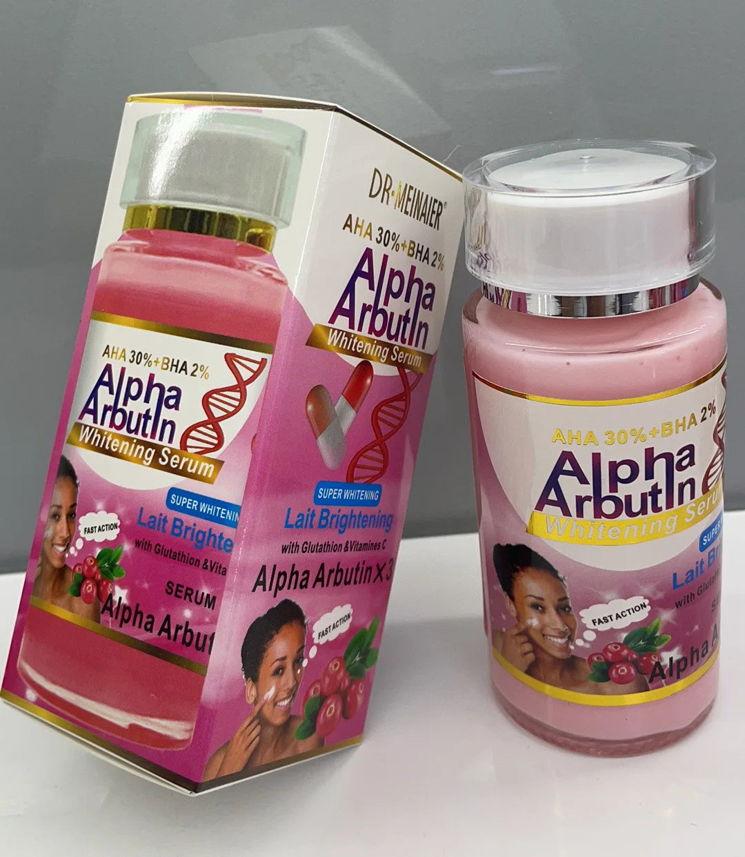 Alpha Arbutin Serum AHA 30%+ BHA 2%  Keeps Face Smooth Brightening Moisturizing Improving Dullness Dark Skin Beauty Care Cream Secondary image