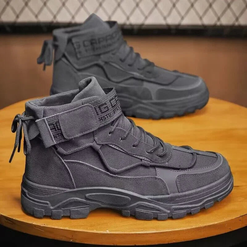2026 Men Boots Tactical Boots Outdoor Hiking Winter Shoes Light Non-slip Men Desert Ankle Boots Botas Motocross Motorcycle Shoes