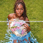 Pink Gorgeous Straight Cocktail Dress With Flowers Tassels Beads Luxury Birthday Dress African Sexy Evening Dresses Customized