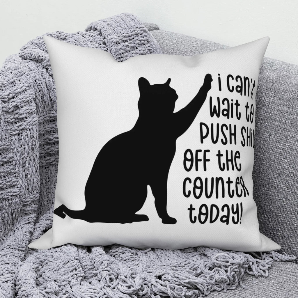 Modern Sofa Decorative Pillowcase Home Decor Set Cute Cat   Cushion Cover Throw Pillow