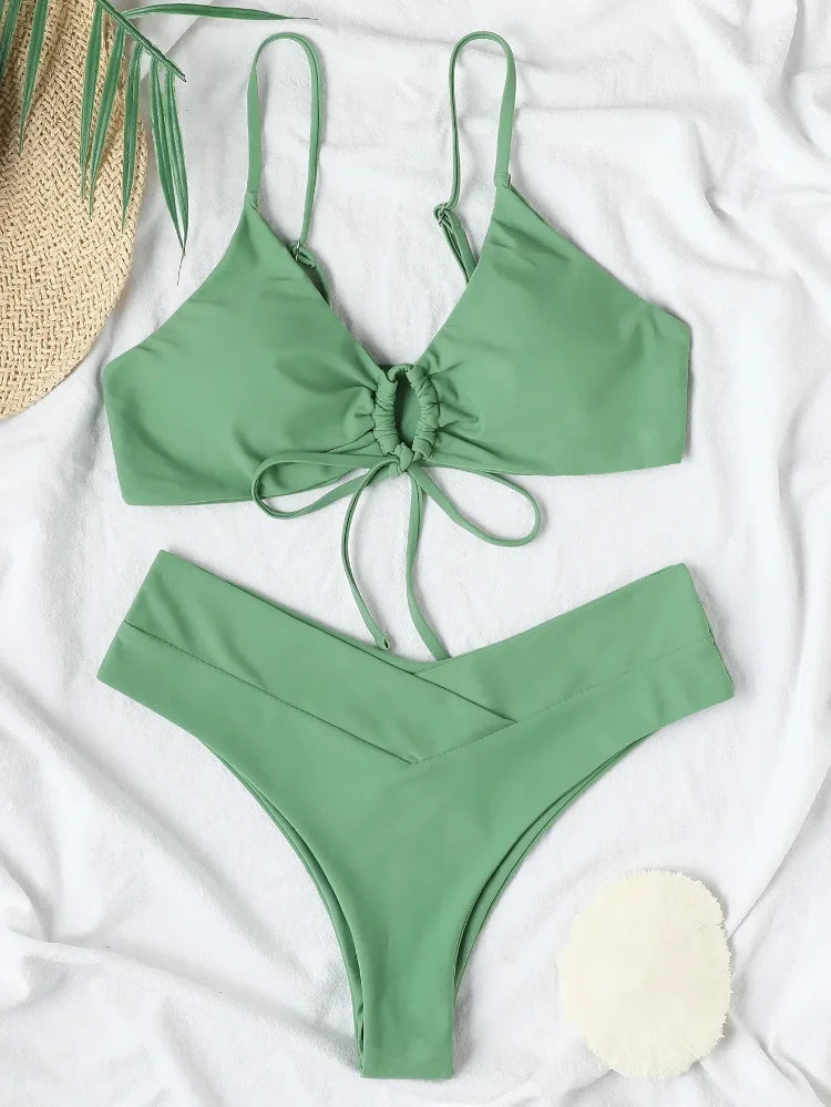 Push Up Swimsuit Women Sexy Summer Wear Girl Set Swiming Suit Micro Bikini Two Pieces Brazilian Bather Bathing Suit New Swimwear Main image