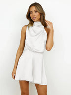 Fashion Ruffled Women Playsuits Sexy Backless High Waist Female Jumpsuit Romper Butterfly Sleeve Short Casual Summer Ropa Mujer