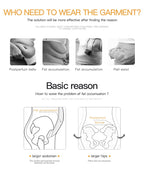 Women's Padded Butt Lifter Body Shaper with 4 Sponge Pads Tummy Control Shapewear Panties with Waist Cincher and Hook Closure