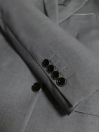 Men's Burgundy 2-Piece Suit Set (Blazer + Trousers Only, No Vest Included),Slim Fit Formal Business Wedding Party Jacket & Pants
