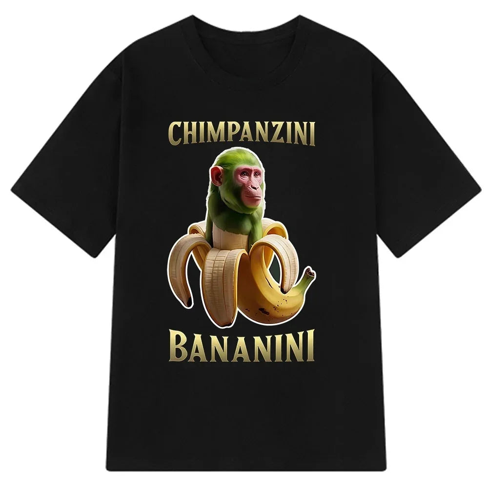 Tung Tung Tung Sahur Meme T Shirt Tralalero Tralala Bombardiro Crocodilo Funny T-shirt Men Women Polyester Short Sleeve Tshirt