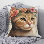 Modern Sofa Decorative Pillowcase Home Decor Set Cute Cat   Cushion Cover Throw Pillow