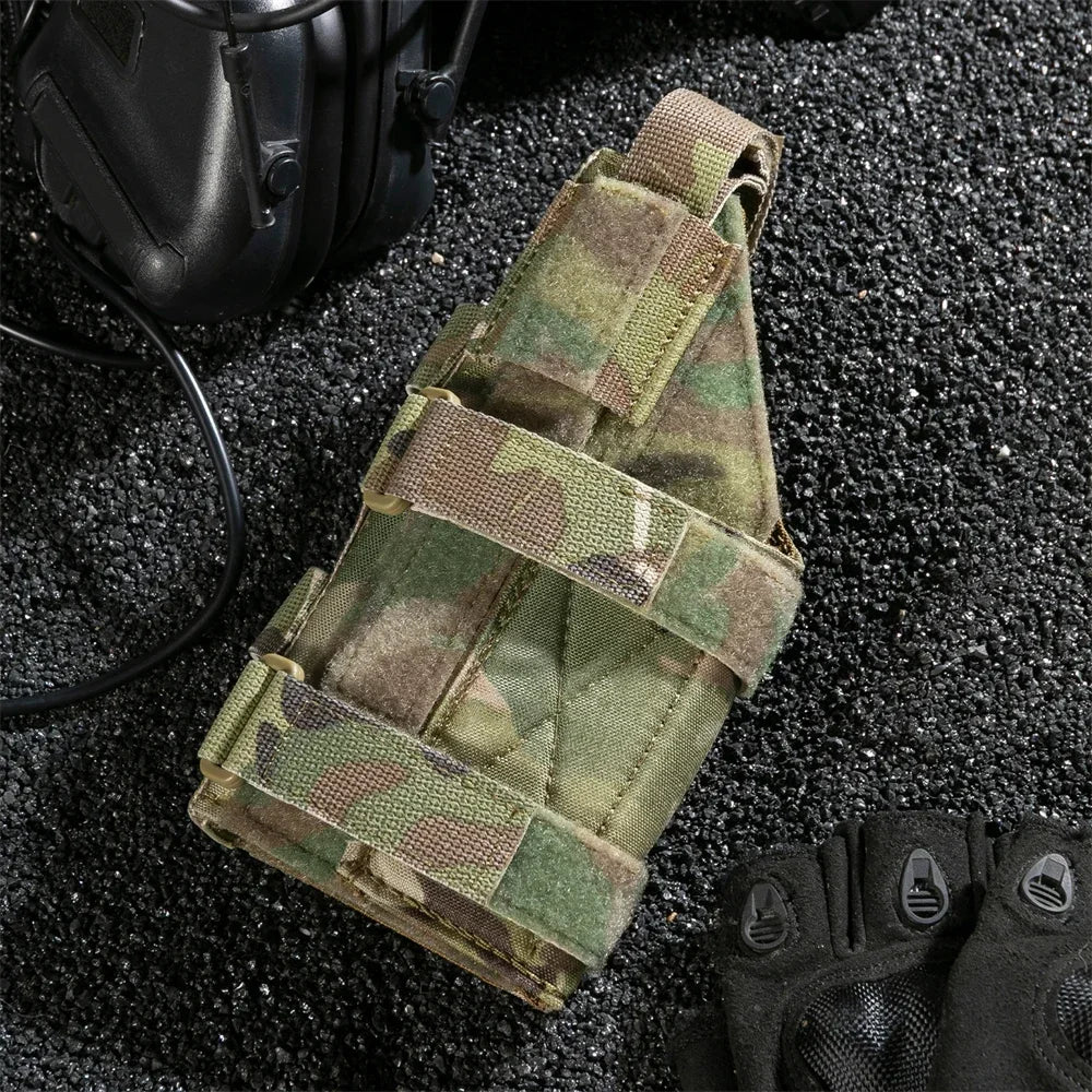 Left Hand Gun Holster Tactical Glock Gun Case Adjustable Pistol Holster for Glock 17 Mag Pouch Hunting Accessories