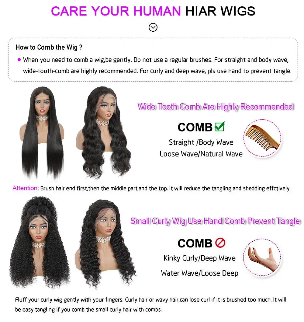 Deep Wave #99J Burgundy 13x6 HD Lace Frontal Wig Human Hair 13x4 Curly Transparent Lace Front Wig Brazilian Human Hair Wig
