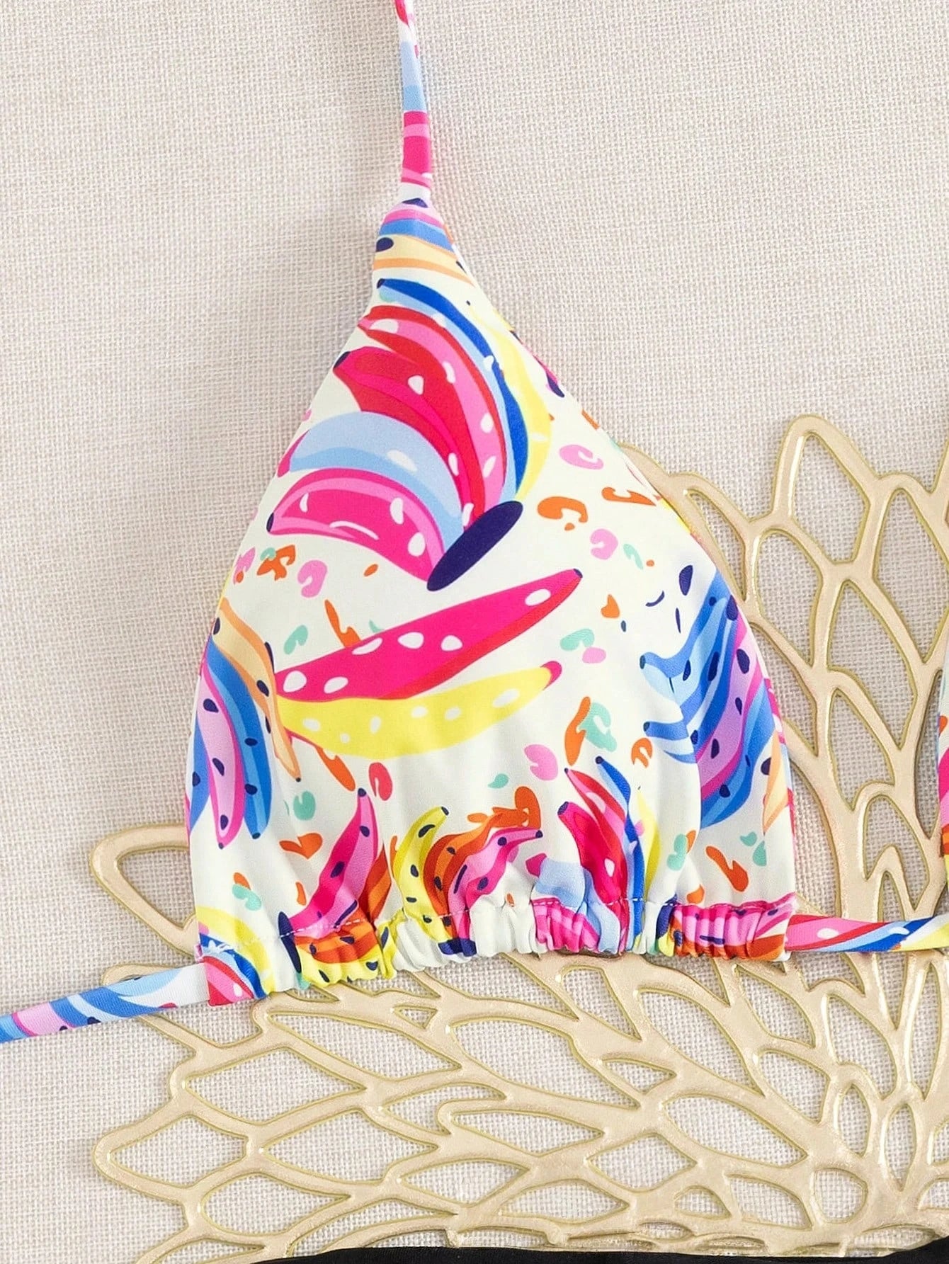 Bikini Print Swimsuit Beach Sexy Ladies Swimwear Seaside Vacation
