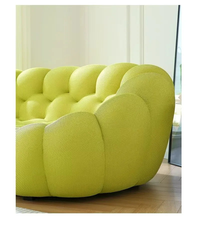 Compressed vacuum cross-border honeycomb pull-point bubble sofa special-shaped hall football three-person lazy sofa