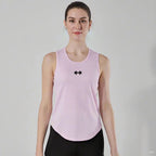 Summer Women's Gym Tank Tops Fitness Training Clothing Quick-drying Loose Bodybuilding Sleeveless Shirt Fashion Basketball Vest