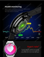 Xiaomi Women Bluetooth Call Smart Watch HeartRate Blood Pressure Monitoring Smartwatches Waterproof Men Smartwatch Android IOS