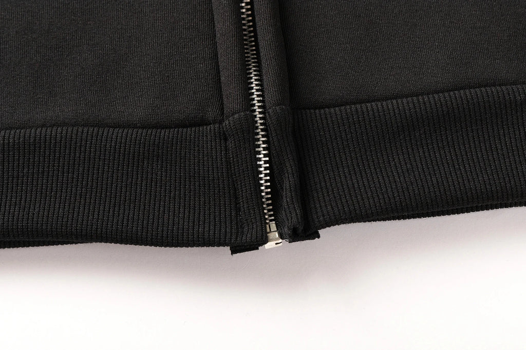 Men's and women's Balaclava Y2K Gothic Harajuku winter new item double hooded sweatshirt Unisex hooded mask zipper sportswear