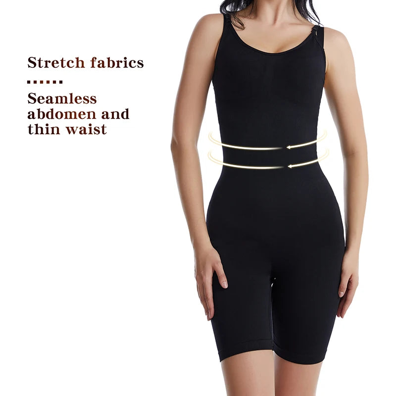 Women Bodysuit Shapewear Tummy Control Full Body Shaper Slimming Sheath Butt Lifter Push Up Thigh Slimmer Abdomen Shapers Corset