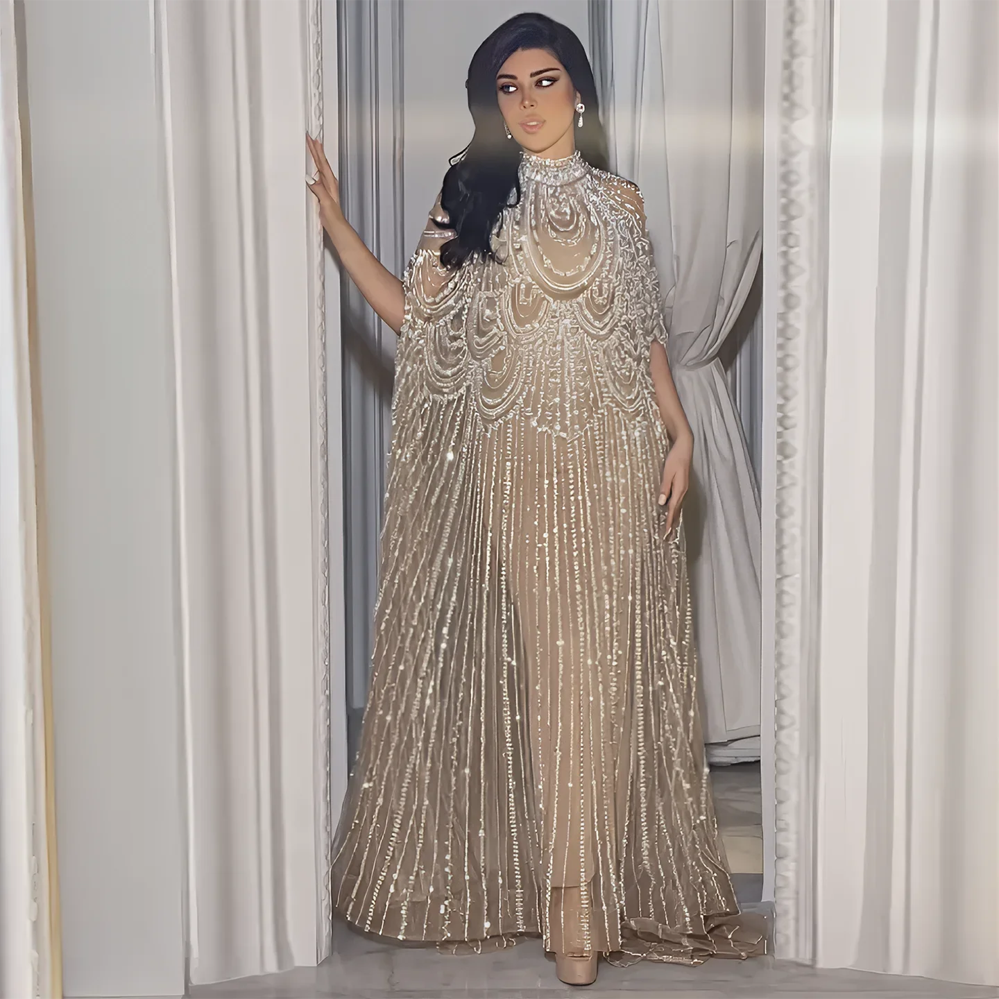 Customized Evening Dresses Luxury sexy Prom Dress Caftan Nude Wedding Formal Elegant Exquisite High Quality Party Gown for Women Main image